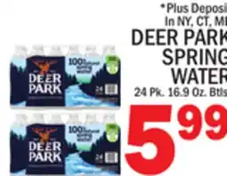 C Town DEER PARK SPRING WATER offer