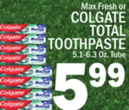 C Town COLGATE TOTAL TOOTHPASTE offer