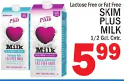 C Town SKIM PLUS MILK offer