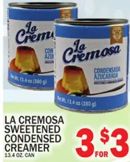 C Town LA CREMOSA SWEETENED CONDENSED CREAMER offer