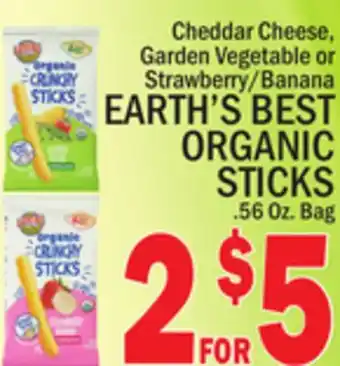C Town EARTH'S BEST ORGANIC STICKS offer