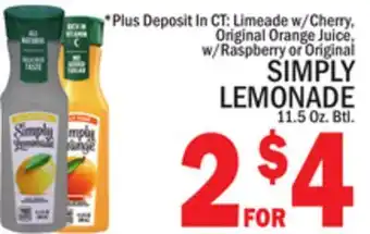 C Town SIMPLY LEMONADE offer