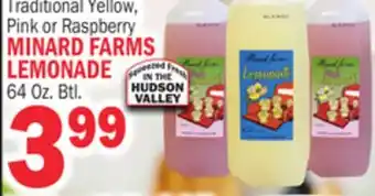C Town MINARD FARMS LEMONADE offer