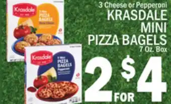 C Town KRASDALE MINI PIZZA BAGELS offer
