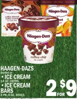 C Town HAAGEN-DAZS • ICE CREAM BARS offer