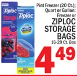 C Town ZIPLOC STORAGE BAGS 16-29 Ct. Box offer