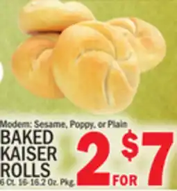 C Town BAKED KAISER ROLLS offer