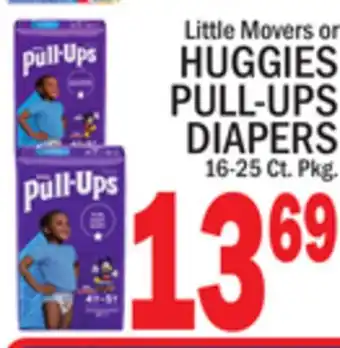 C Town HUGGIES PULL-UPS DIAPERS offer