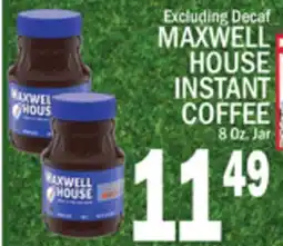 C Town MAXWELL HOUSE INSTANT COFFEE offer