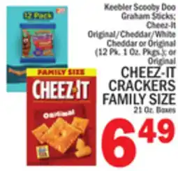 C Town CHEEZ-IT CRACKERS FAMILY SIZE 21 Oz. Boxes offer