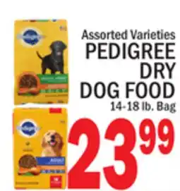 C Town PEDIGREE DRY DOG FOOD offer