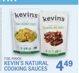 Kings Food Markets KEVIN'S NATURAL COOKING SAUCES offer
