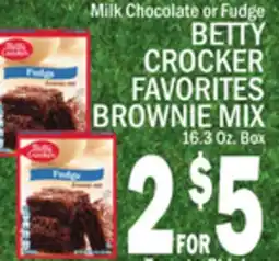 C Town BETTY CROCKER FAVORITES BROWNIE MIX offer