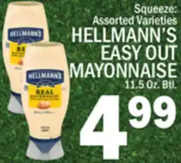 C Town HELLMANN'S EASY OUT MAYONNAISE offer