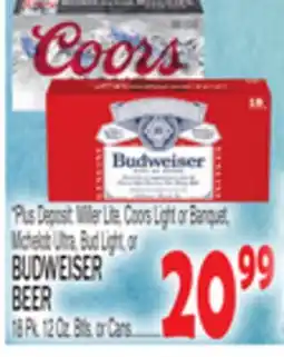 C Town BUDWEISER BEER offer
