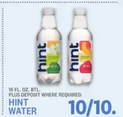 Kings Food Markets HINT WATER offer