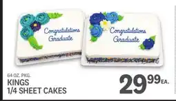 Kings Food Markets KINGS 1/4 SHEET CAKES offer