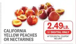 Kings Food Markets CALIFORNIA YELLOW PEACHES OR NECTARINES offer
