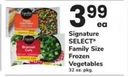 ACME Signature SELECT Family Size Frozen Vegetables offer