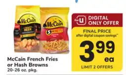 ACME McCain French Fries or Hash Browns offer