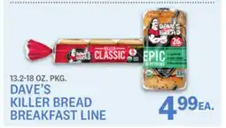 Kings Food Markets DAVE'S KILLER BREAD BREAKFAST LINE offer