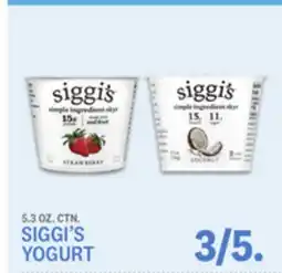 Kings Food Markets SIGGI'S YOGURT offer