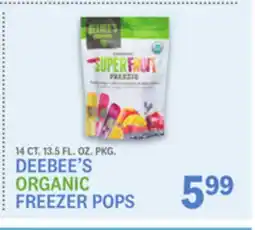 Kings Food Markets DEEBEE'S ORGANIC FREEZER POPS offer