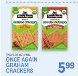 Kings Food Markets ONCE AGAIN GRAHAM CRACKERS offer