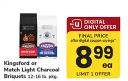 ACME Kingsford or Match Light Charcoal Briquets offer