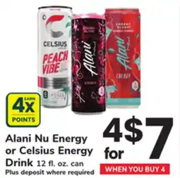 ACME Alani Nu Energy or Celsius Energy Drink offer