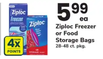 ACME Ziploc Freezer or Food Storage Bags offer