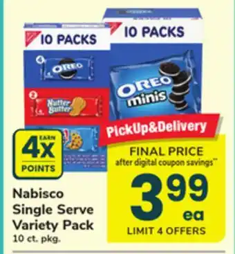 ACME Nabisco Single Serve Variety Pack offer