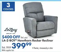 Boscov's LA-Z-BOY Hawthorn Rocker Recliner offer