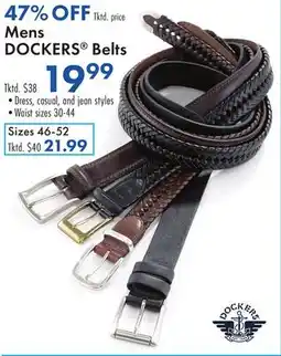 Boscov's Mens DOCKERS Belts offer