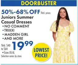 Boscov's Juniors Summer Casual Dresses offer