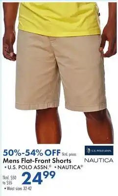 Boscov's Mens Flat-Front Shorts offer
