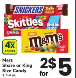 ACME Mars Share or King Size Candy offer