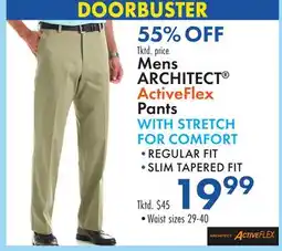 Boscov's Mens ARCHITECT ActiveFlex Pants offer