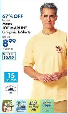 Boscov's Mens JOE MARLIN Graphic T-Shirts offer