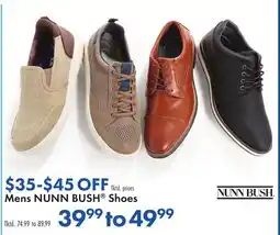 Boscov's Mens NUNN BUSH Shoes offer