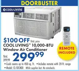 Boscov's COOL LIVING 10,000-BTU Window Air Conditioner offer