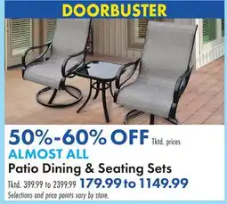 Boscov's Patio Dining & Seating Sets offer