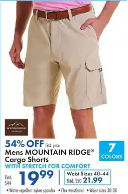 Boscov's Men's MOUNTAIN RIDGE Cargo Shorts offer