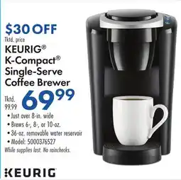 Boscov's KEURIG K-Compact Single-Serve Coffee Brewer offer