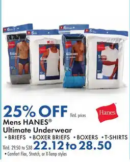 Boscov's Mens HANES Ultimate Underwear offer