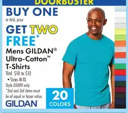 Boscov's Mens GILDAN Ultra-Cotton T-Shirts offer