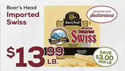 DeCicco & Sons Boar's Head Imported Swiss offer