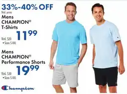 Boscov's Mens CHAMPION T-Shirts offer