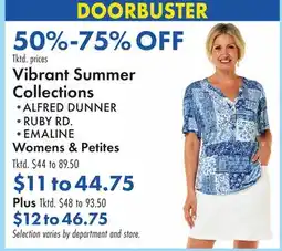 Boscov's Vibrant Summer Collections offer