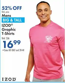 Boscov's Mens BIG & TALL IZOD Graphic T-Shirts offer